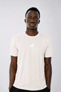 Camiseta deportiva de manga corta cuello redondo
