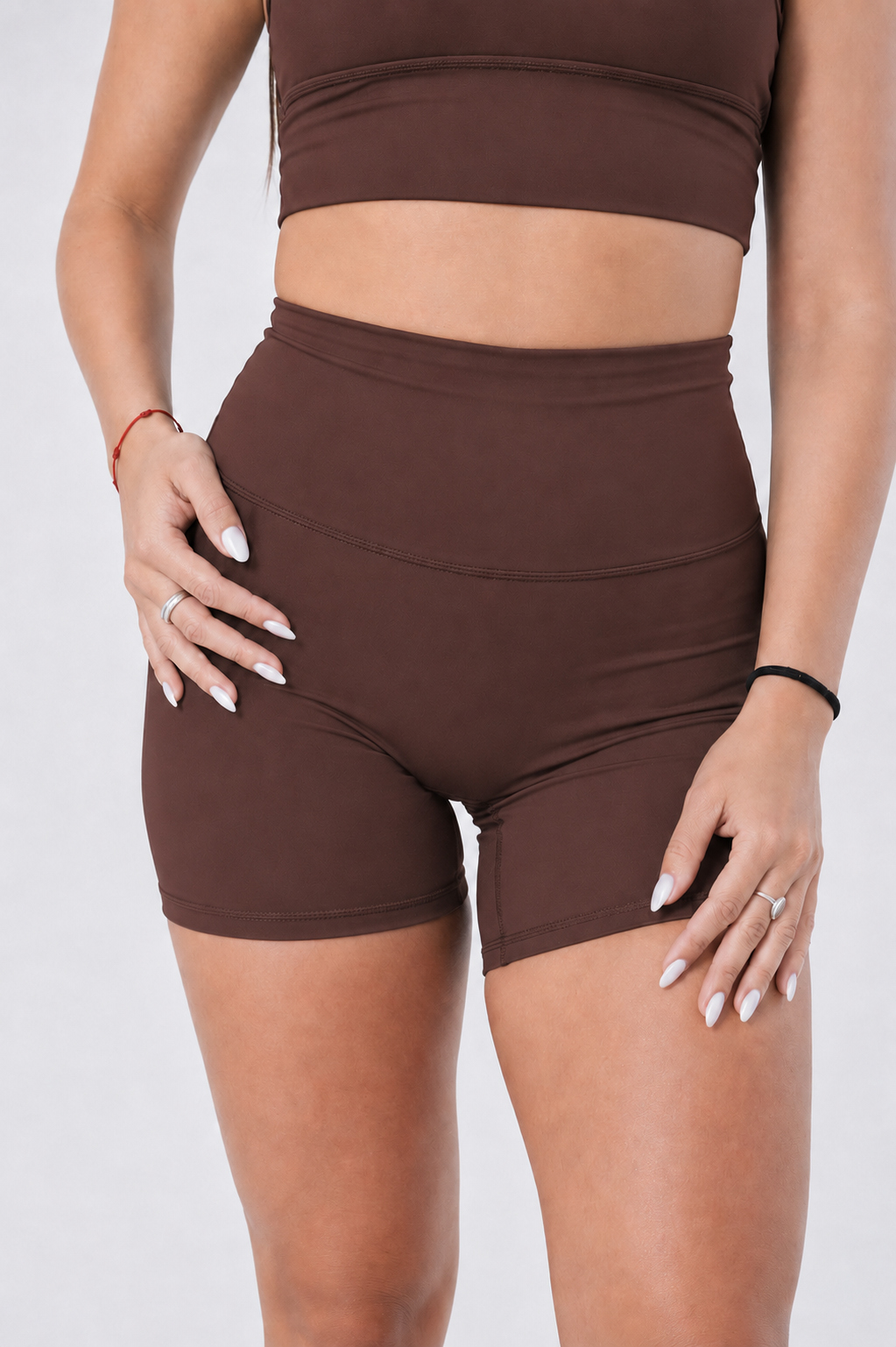 Leggings Deportivos Cortos Cintura Alta